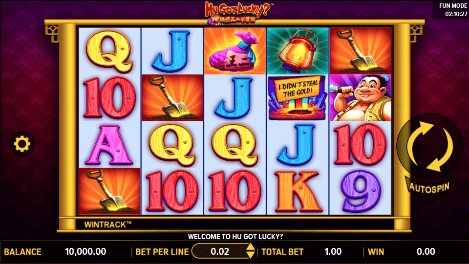 Hu Got Lucky Online Slot Game Reels