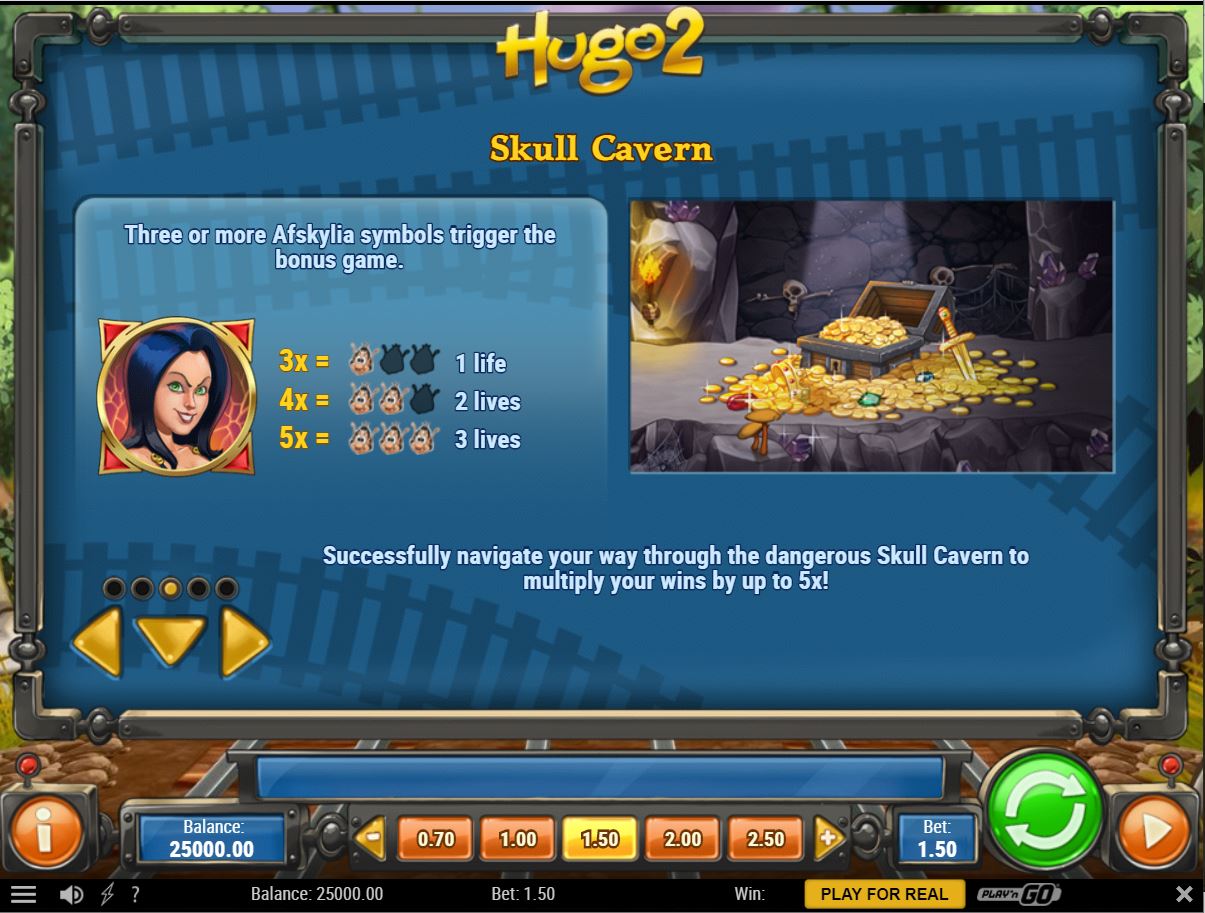 Play N Go Hugo 2 Slot Bonus Feature