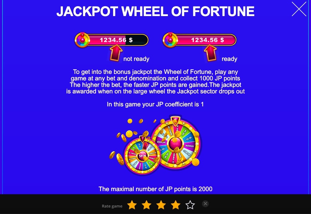 20 Icy Fruits Jackpot Wheel Of Fortune