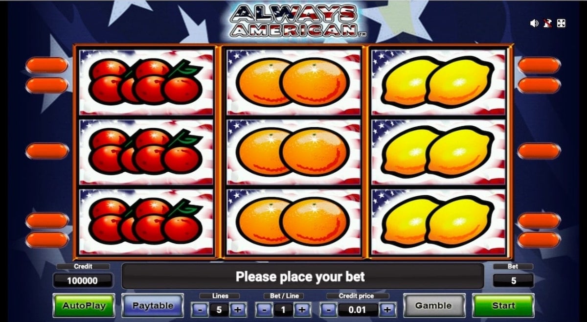 always american slot game