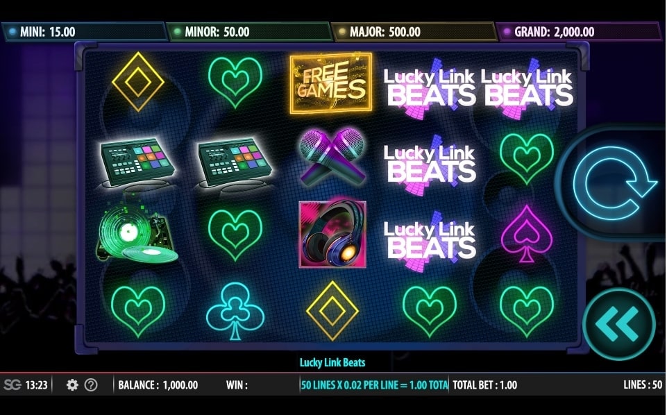 Lucky Link Beats Slot Game