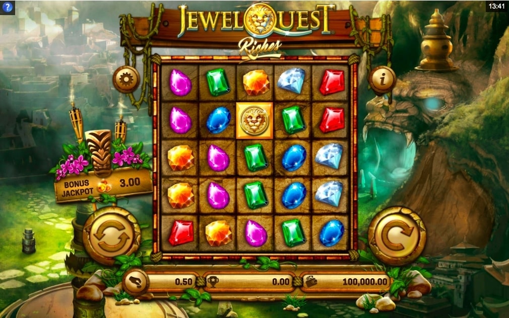 Microgaming Jewel Quest Slot Reels