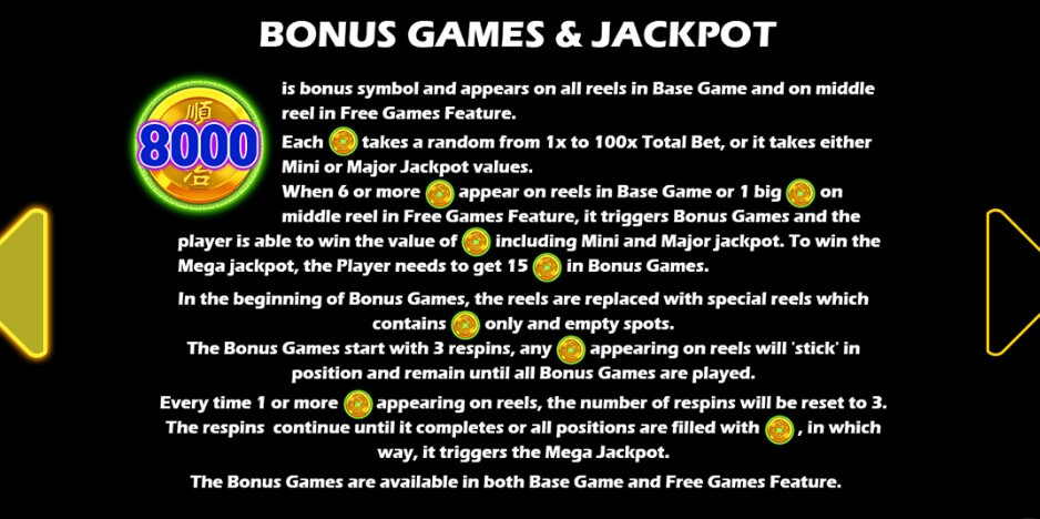 Jin Qian Bao Online Slot Game Features