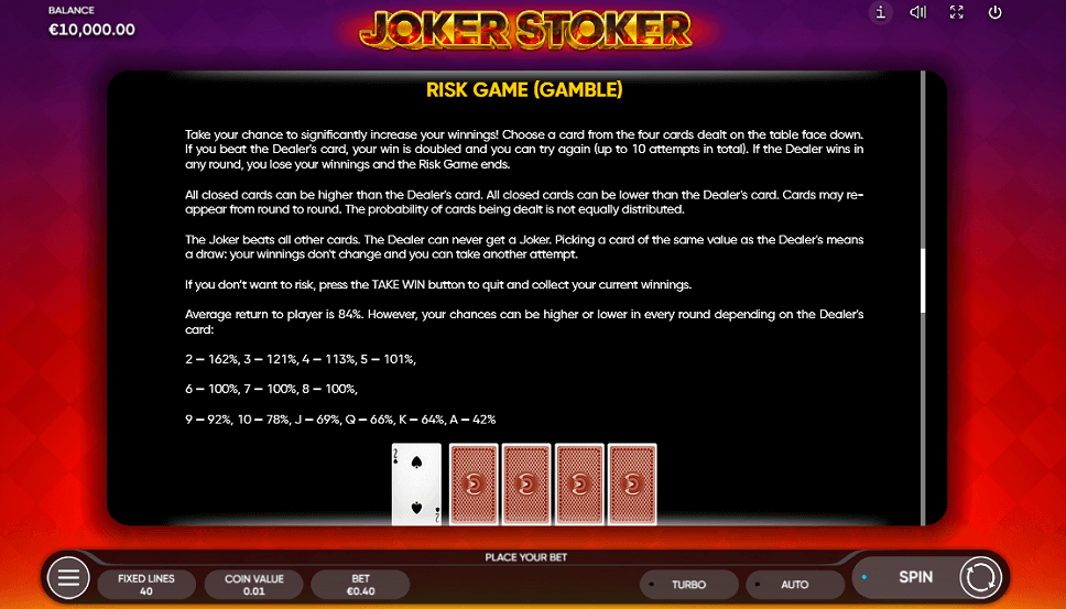 Joker Stoker Slot Review, Bonuses & Free Play (96.07% RTP)