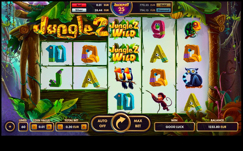 NetGame Jungle 2 Slot Reels
