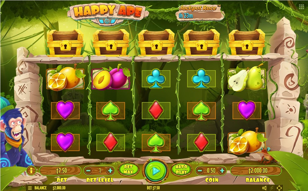 Jungle Theme Slots Happy Ape Slot Game