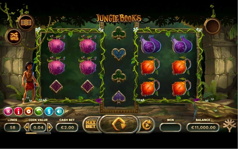 Yggdrasil Jungle Books Slot Reels