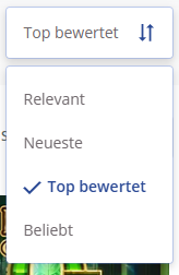 kostenlose slots sorting options