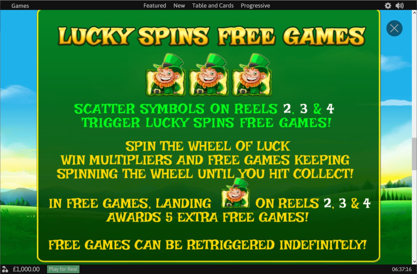 Playtech Land of Gold Slot Bonus Feature