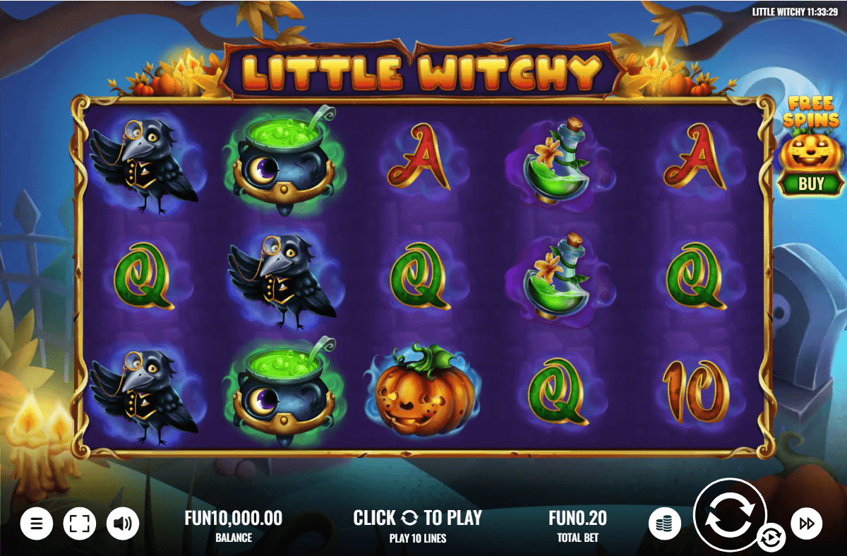 Little Witchy Online Slot Game Reels