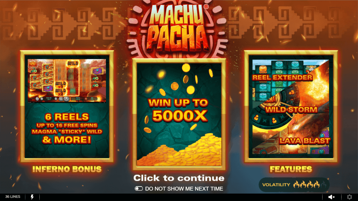 Machu Pacha Online Slot Game Intro