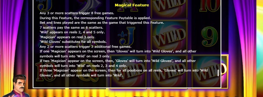 Magic Rewards Online Slot Game Features