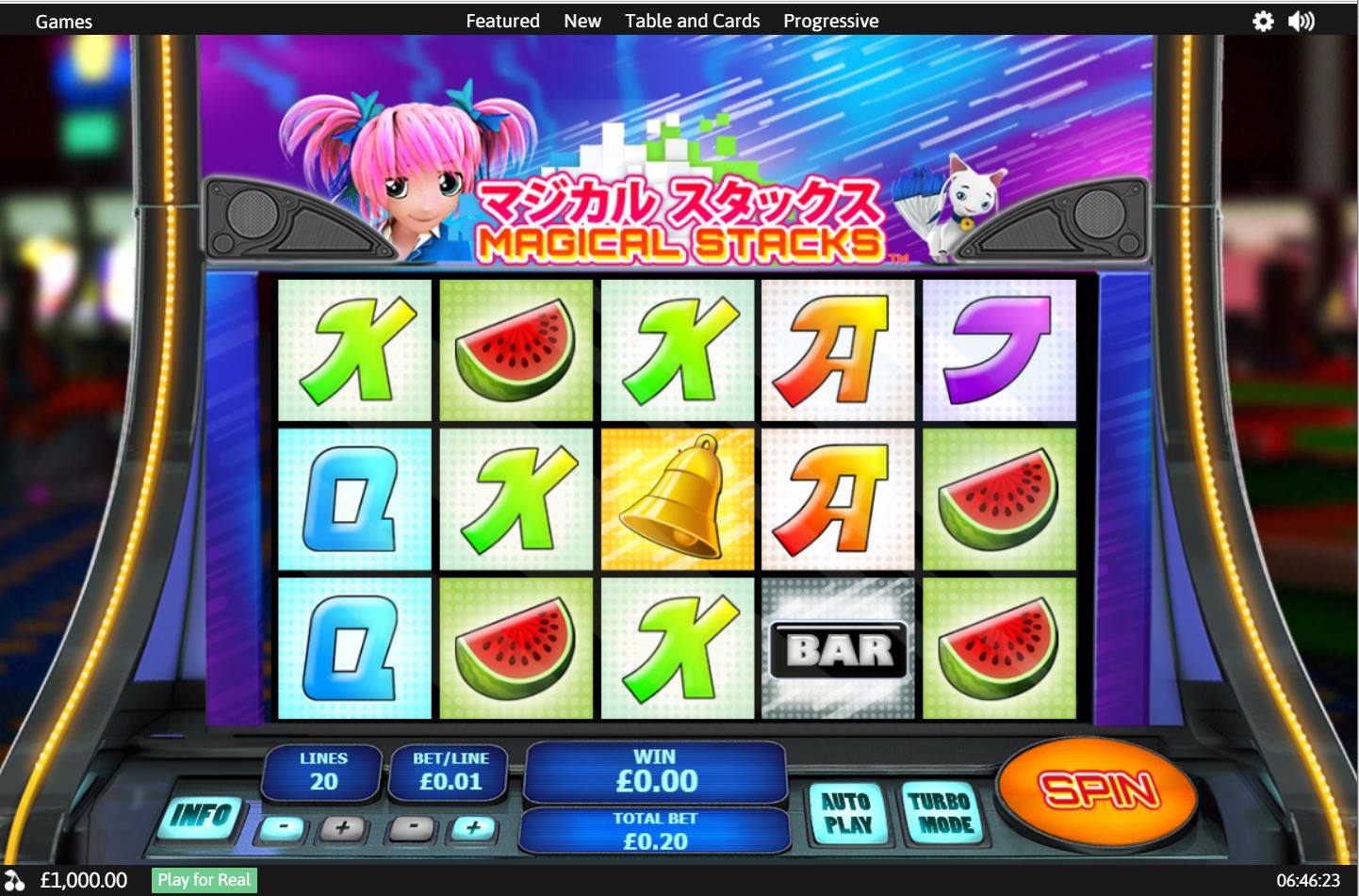 Playtech Magical Stacks Slot Reels