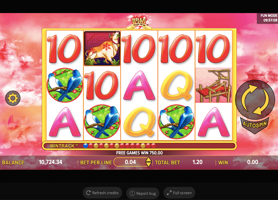Magpie Bridge Online Slot Game Reels