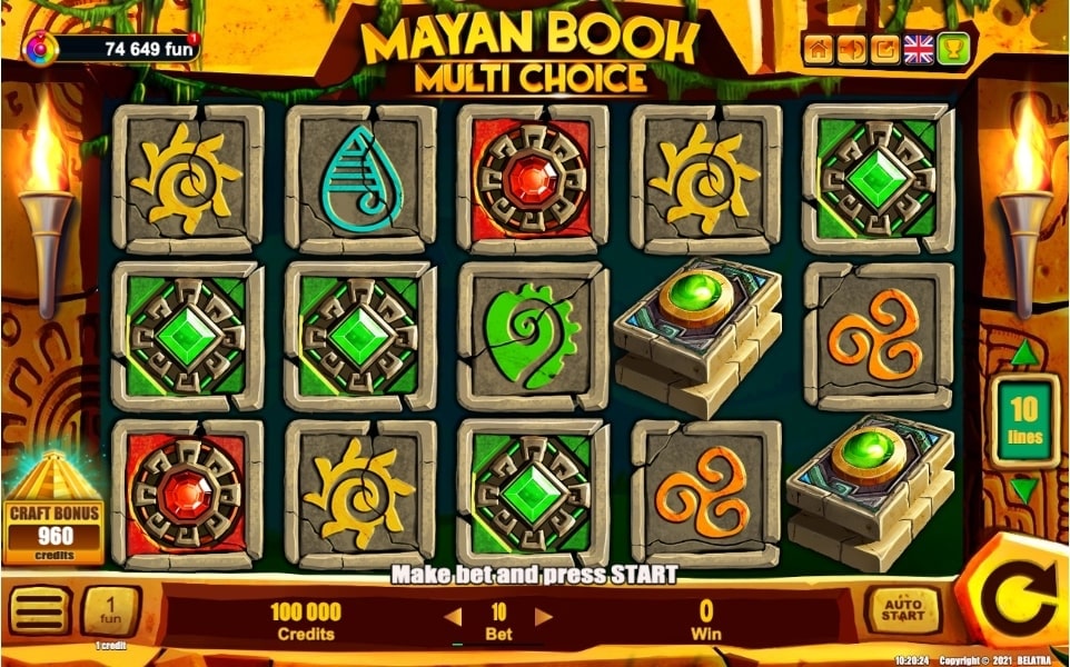 Mayan Book Slot Reels