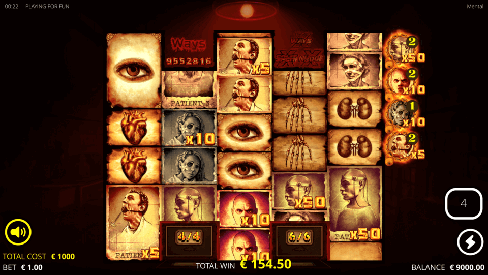 imagen de juego bonus de Mental