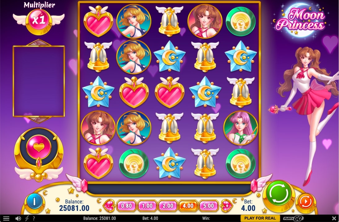 Play N Go Moon Princess Slot Reels