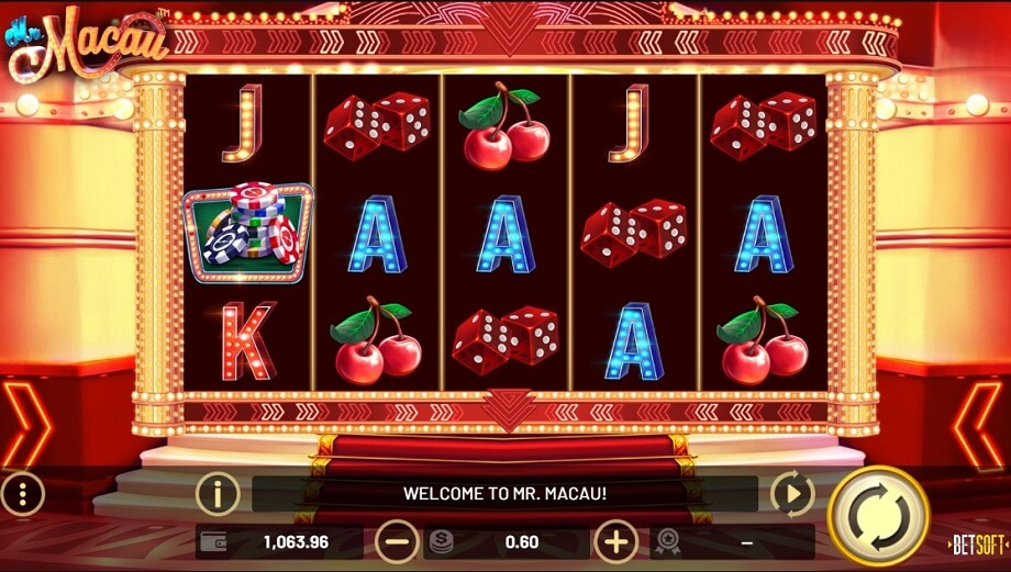Mr Macau Online Slot Game Reels