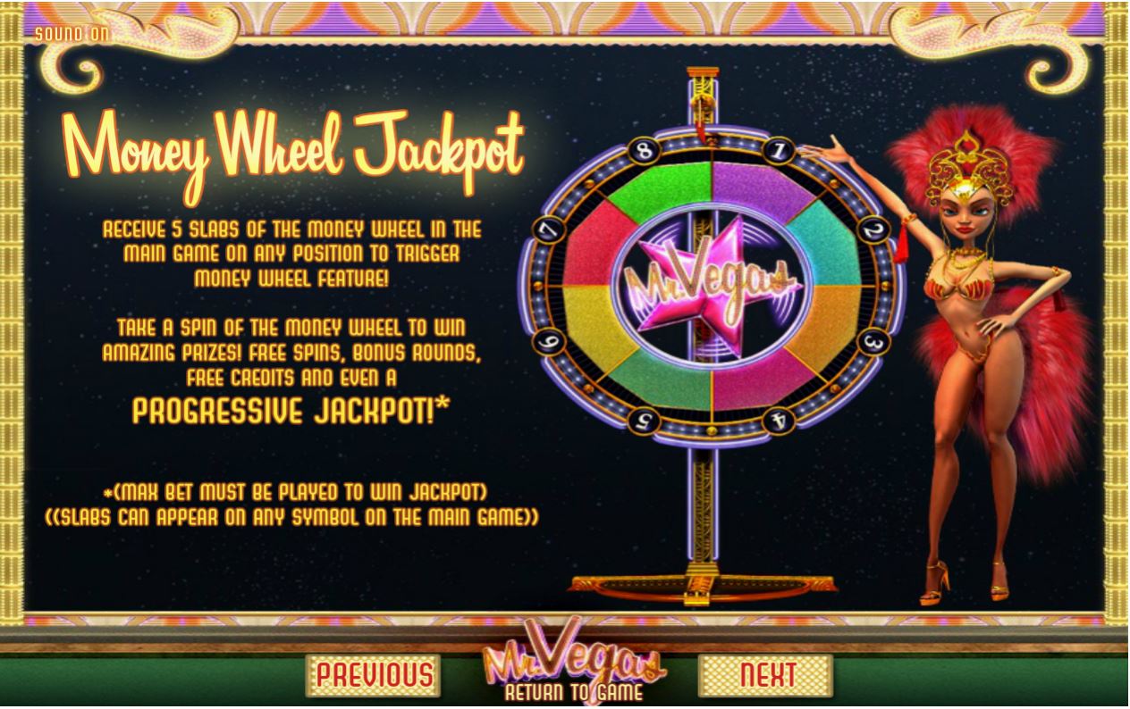 Betsoft Mr Vegas Slot Bonus Features