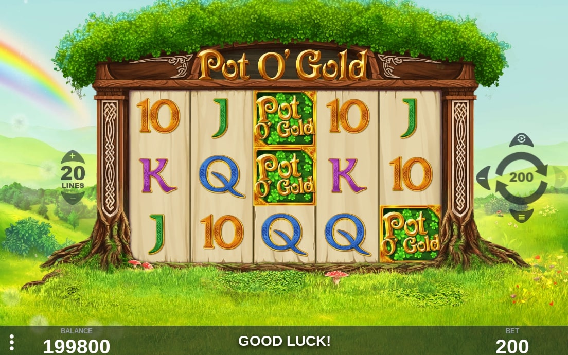 Nature Theme Pot O Gold Slot