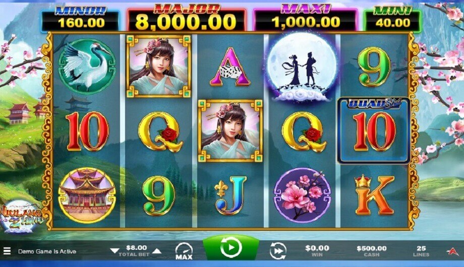 Niulang and Zhinu Online Slot Game Reels