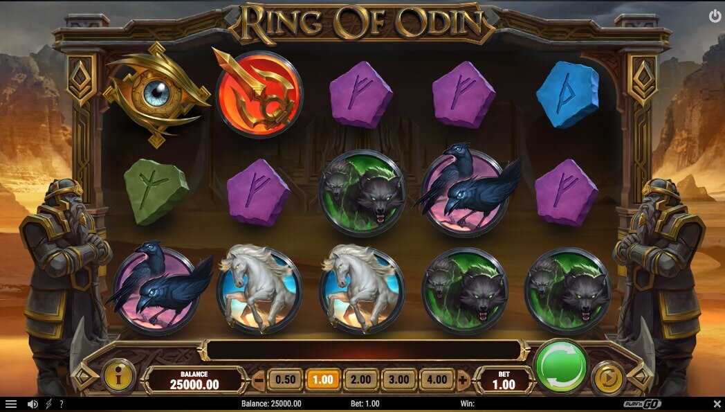 Play N Go Ring of Odin Slot Reels