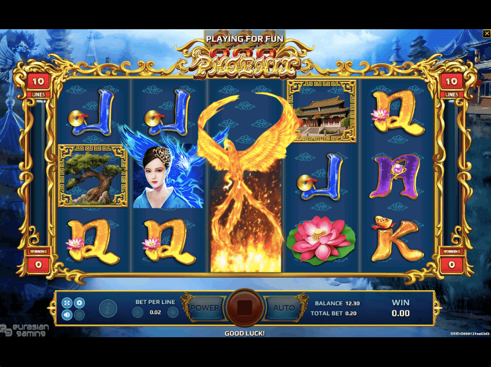 Phoenix 888 Online Slot Game Reels