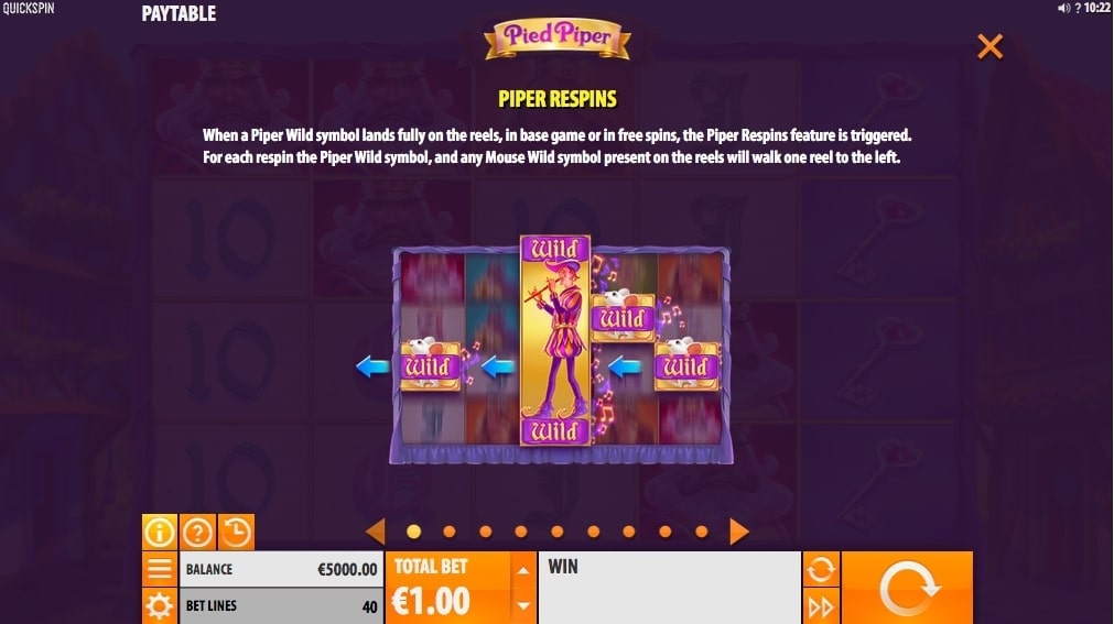 Quickspin Pied Piper Slot Free Spins