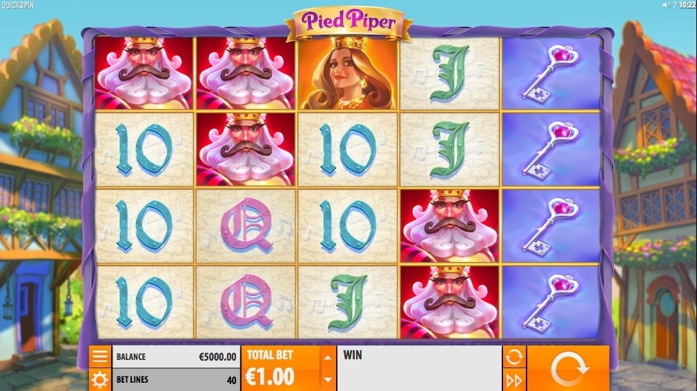 Quickspin Pied Piper Slot Reels