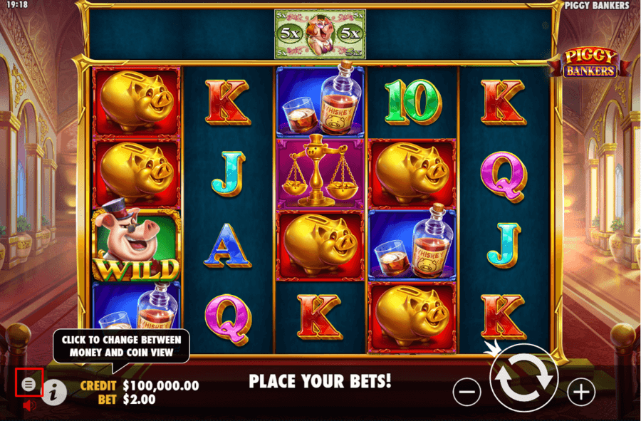 piggy bankers online slot wager