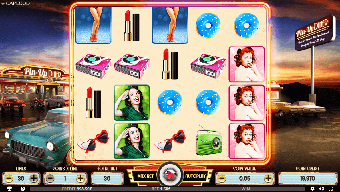 pin up diner reels