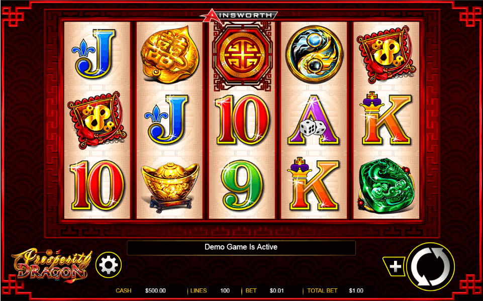 Prosperity Dragon Online Slot Game Reels
