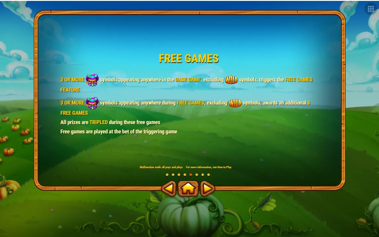 Habanero Pumpkin Patch Slot Bonus Features