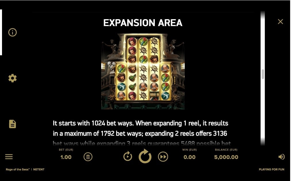 rage of the seas free spins