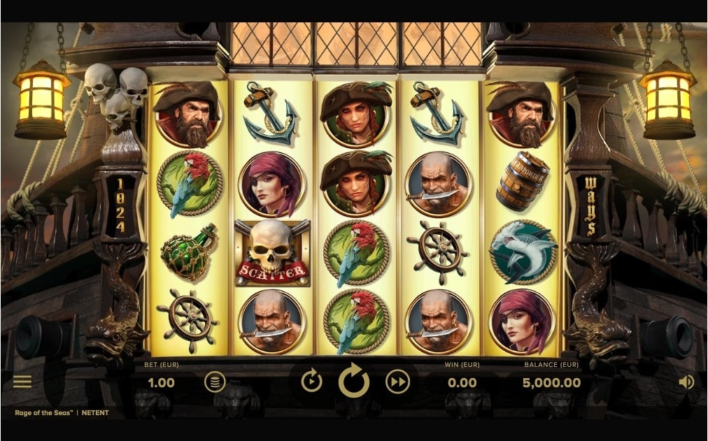 rage of the seas free spins