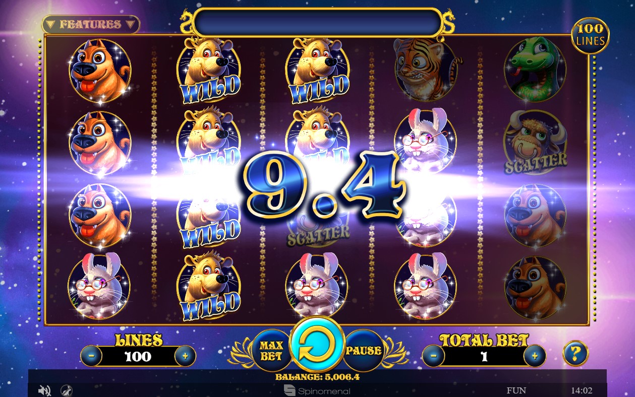 Spinomenal Year of the Rat Slot Reels