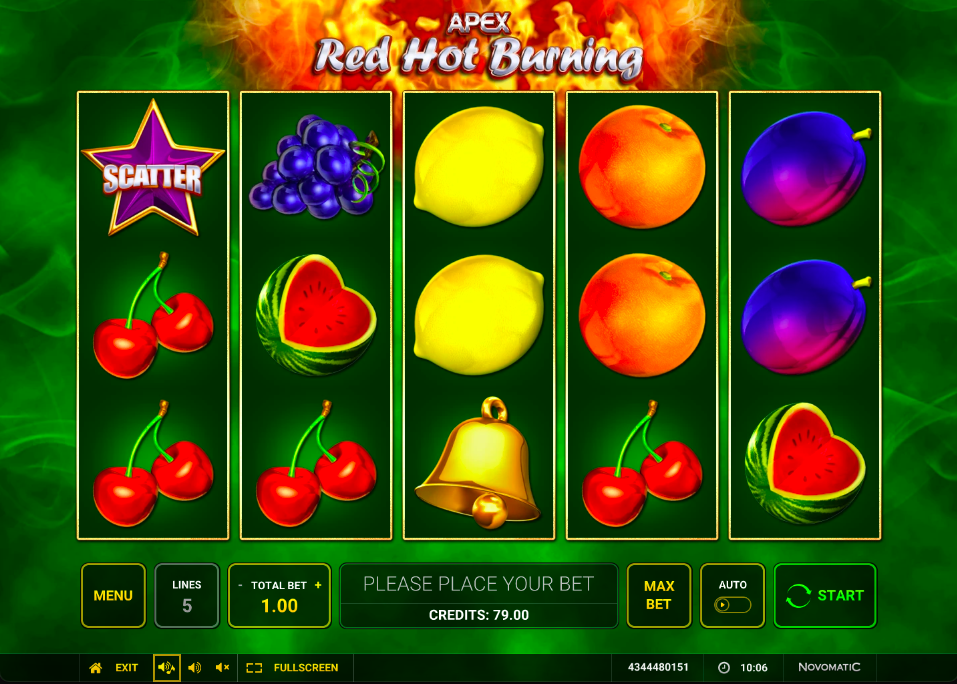 red hot burning reels