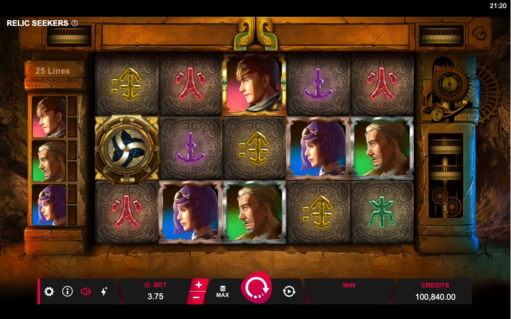 Microgaming Relic Seekers Slot Reels