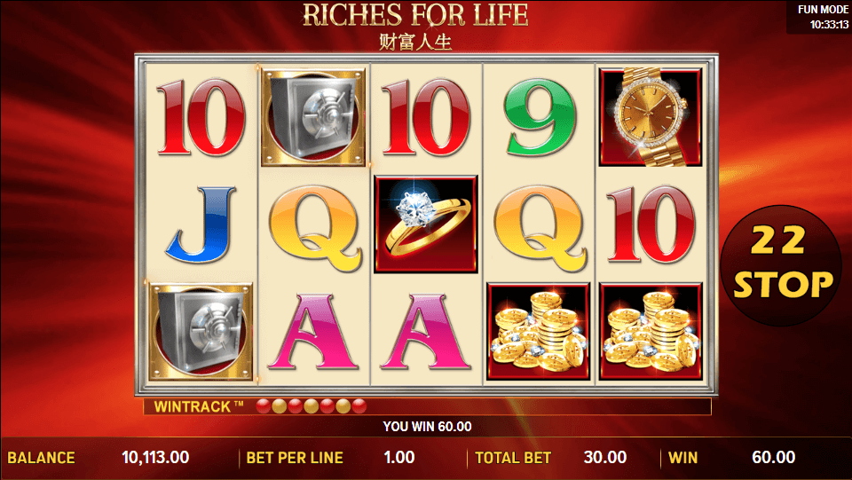 Riches for Life Online Slot Game Bonus
