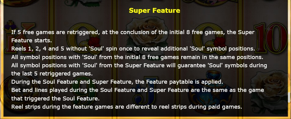 Soul Queen Online Slot Game Features