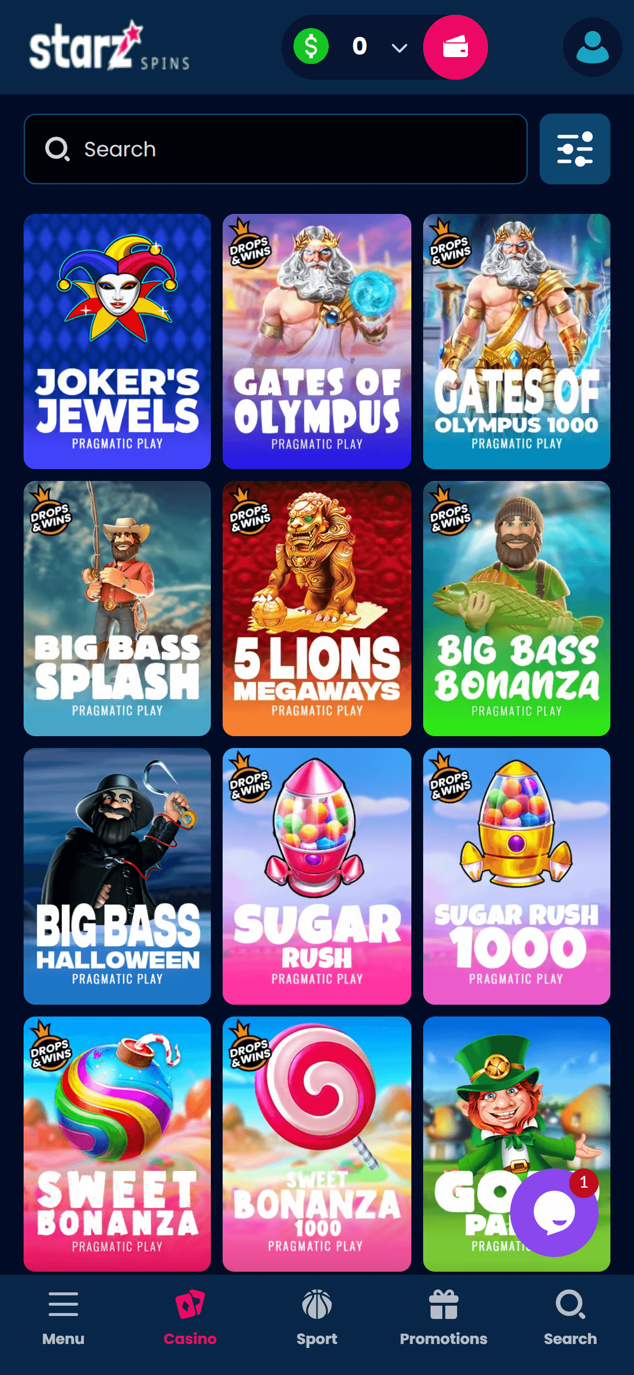 Starz Spins Casino