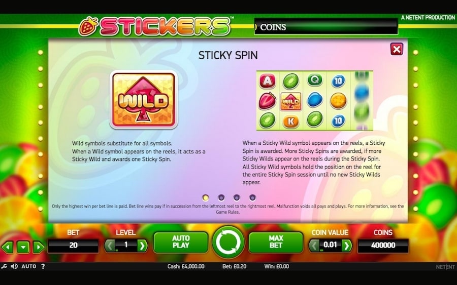 Stickers Slot Review, Bonuses & Free Play (96.69% RTP)