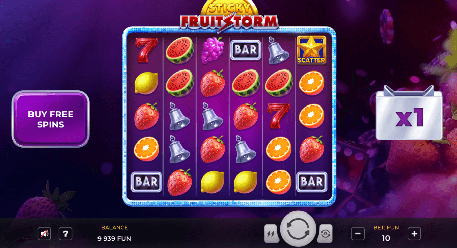 sticky fruitstorm dreamplay