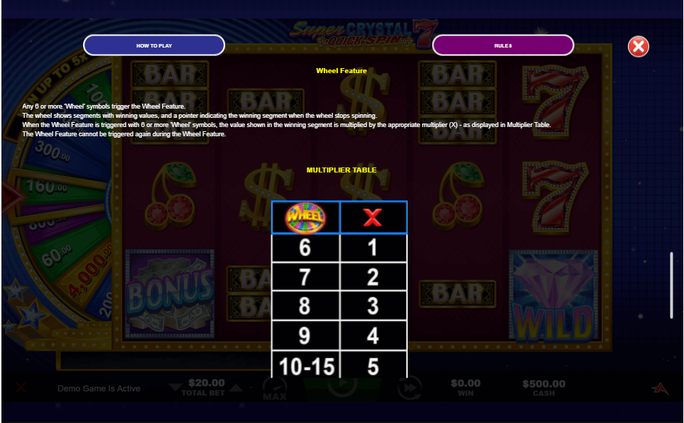 Super Crystal 7s features