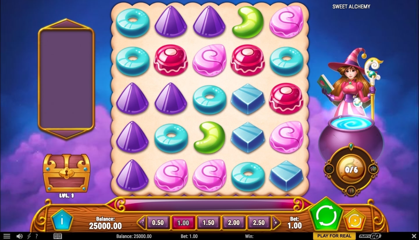 Play’n Go Sweet Alchemy Slot reels