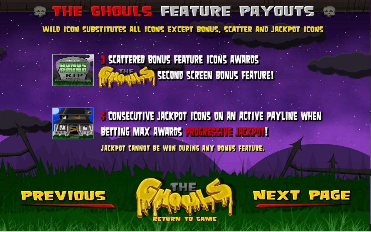 BetSoft The Ghouls Slot Bonus Features