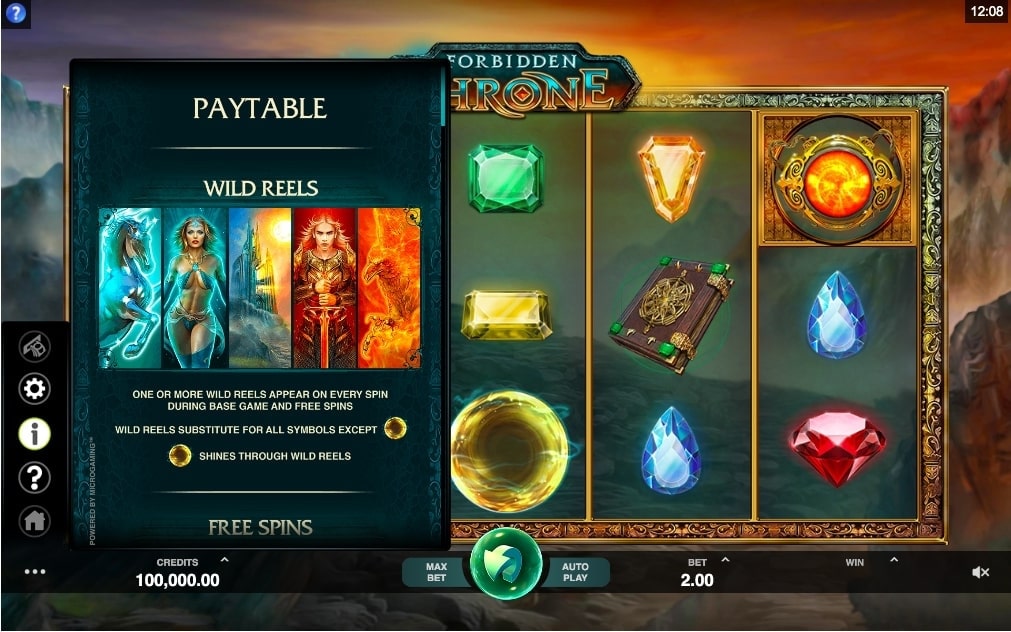 Microgaming Forbidden Throne Slot Bonus Features