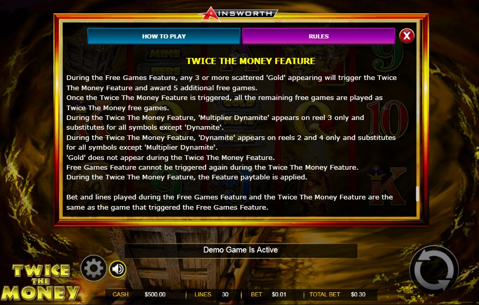 twice the money features