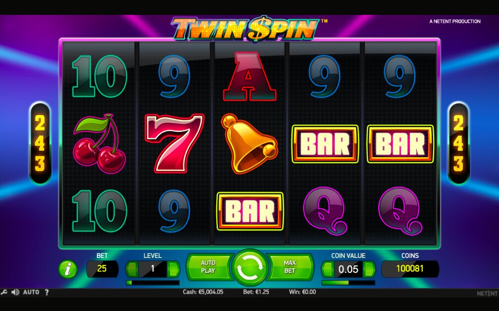 NetEnt Twin Spin Slot Reels