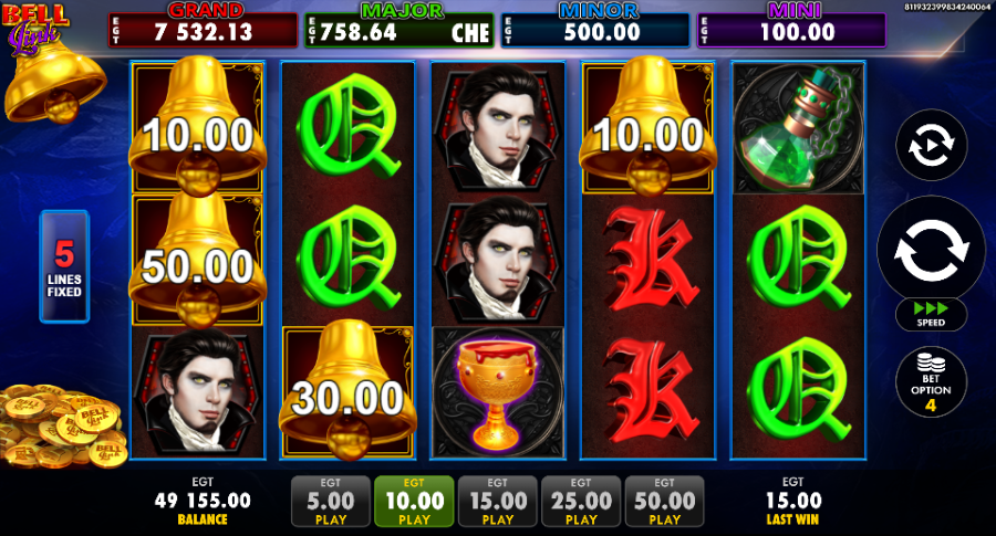 vampire night bell link progressive jackpot